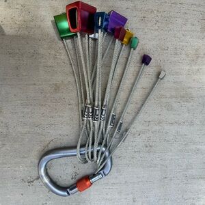 Black diamond rock climbing stopper set #4-13